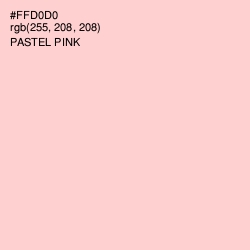 #FFD0D0 - Pastel Pink Color Image